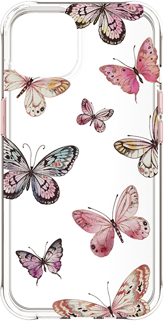 Karma by Body Glove Pink Butterflies Case - iPhone 13 - Multi
